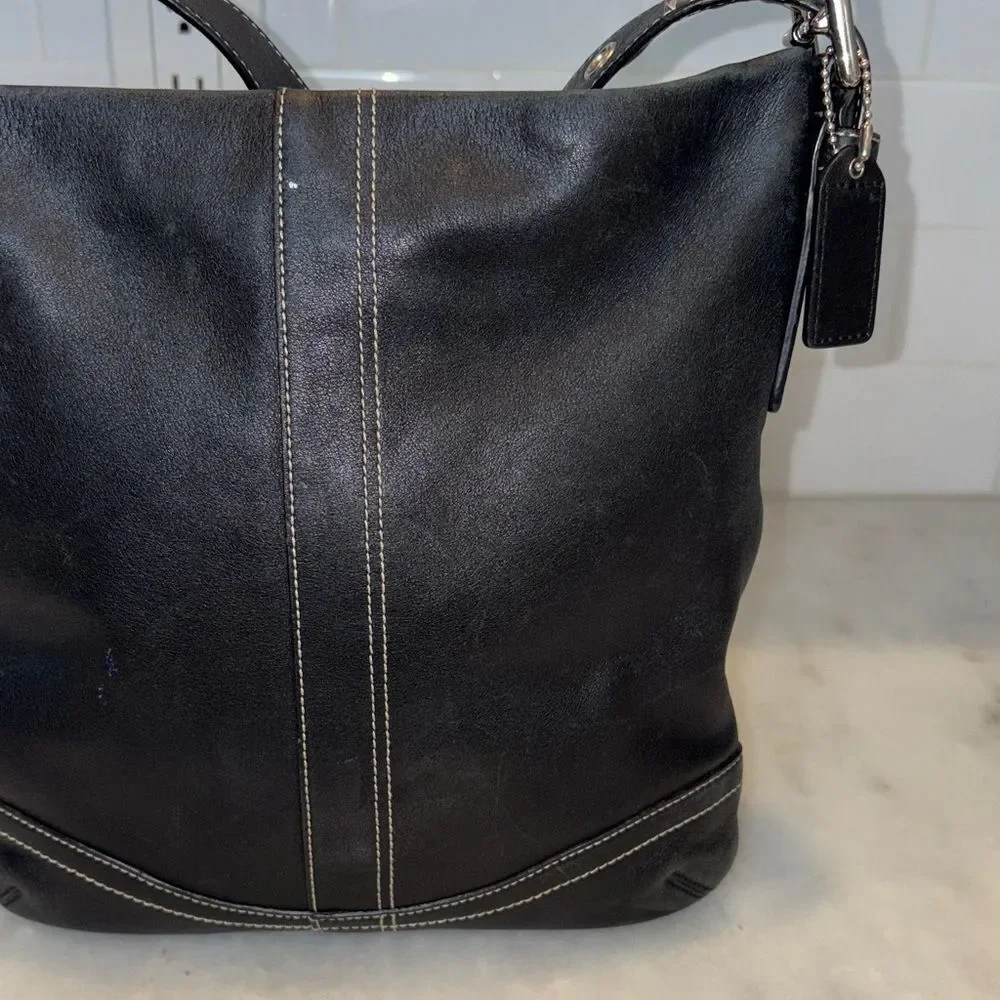 Coach Bag Purse Handbag Leather Vintage Y2K Slim Soho Hobo Crossbody Shoulder